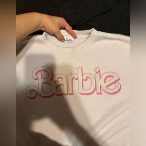 Barbie Logo Pink Sweatshirt- Size Medium